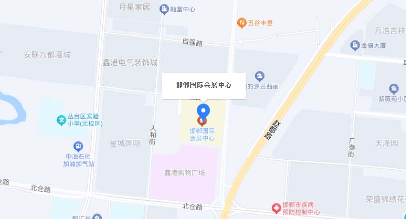 邯郸家博会交通路线地图